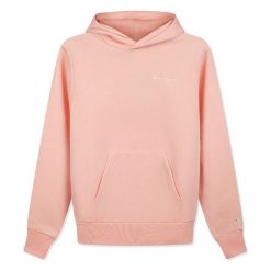 Różowa Bluza Z Kapturem Champion Damskie. Czerwone bluzy damskie Champion, s, bez wzorów, z bawełny, z kapturem. Za 261.99 zł.