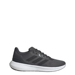 Buty do biegania dla dorosłych Adidas Runfalcon 3 Shoes. Czarne obuwie sportowe damskie Adidas, z materiału, bez zapięcia, do biegania. Za 302.50 zł.