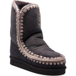 Buty MOU - Eskimo24 00001280 Offb. Czarne kozaki damskie Mou, ze skóry. Za 1,019.00 zł.