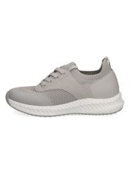 Caprice Skórzane sneakersy "Niki" kolorze szarym rozmiar: 37. Szare obuwie sportowe damskie Caprice, z materiału, bez zapięcia. Za 124.98 zł.