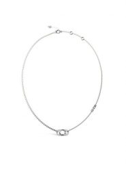 Guess Naszyjnik JUBN04 509JW Srebrny. Szare naszyjniki damskie Guess, metalowe. Za 279.99 zł.