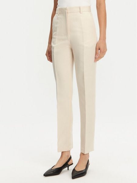 JACQUEMUS Spodnie materiałowe Le Pantalon Norma 25E251PA1381709 130 Beżowy Regular Fit. Brązowe spodnie materiałowe damskie JACQUEMUS, bez wzorów, z materiału. Za 2,289.00 zł.