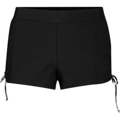 Szorty kąpielowe z figami wewnętrznymi. Czarne bikini bonprix, bez wzorów. Za 77.99 zł.