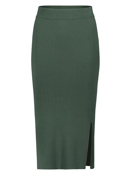 Eight2Nine Spódnica w kolorze ciemnozielonym rozmiar: M. Zielone spódnice damskie Eight2Nine, m, bez wzorów, prążkowane, midi. Za 65.69 zł.