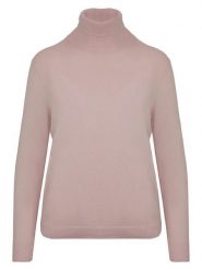 Malo Optimum Golf w kolorze szaroróżowym rozmiar: L. Różowe golfy damskie Malo Optimum, l, bez wzorów, z kaszmiru, bez ramiączek. Za 278.45 zł.