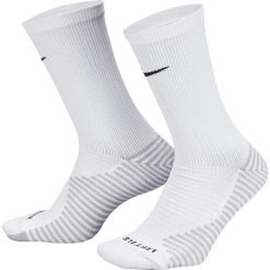 Skarpety sportowe uniseks Nike Strike Crew WC22. Białe skarpetki damskie Nike, bez wzorów. Za 50.99 zł.