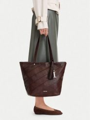 Lasocki Torebka CEO-LSK-L-034-10 Brązowy. Brązowe shopper bag Lasocki, bez wzorów, ze skóry, bez dodatków. Za 189.99 zł.