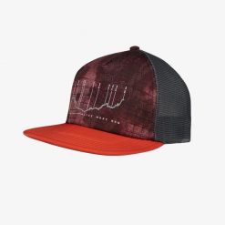 Czapka Buff Explore Trucker Cap. Czerwone czapki z daszkiem damskie Buff, bez wzorów. W wyprzedaży za 112.43 zł.