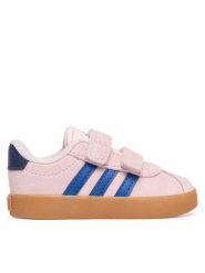 Adidas Sneakersy Vl Court 3.0 KI6496 Różowy. Czerwone buty sportowe dziewczęce Adidas, ze skóry, bez zapięcia. Za 179.99 zł.