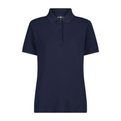 Damska koszulka polo CMP. Niebieskie koszulki damskie CMP, bez wzorów, bez kołnierzyka, bez ramiączek. Za 241.50 zł.