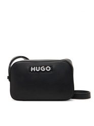 HUGO Torebka 50547054 Czarny. Czarne listonoszki damskie Hugo, bez wzorów, ze skóry, bez dodatków. Za 379.99 zł.