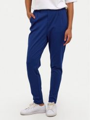 Kaffe Spodnie materiałowe Jenny 10508651 Niebieski Regular Fit. Niebieskie spodnie materiałowe damskie Kaffe, bez wzorów, z materiału. Za 109.99 zł.
