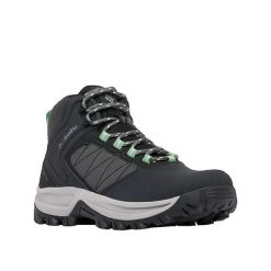 Buty trekkingowe Columbia Transverse Hike Waterproof Noir. Czarne obuwie trekkingowe damskie Columbia, z materiału, bez zapięcia. Za 349.99 zł.