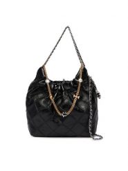 Tory Burch Torebka Fleming 164022 Czarny. Czarne torebki klasyczne damskie Tory Burch, ze skóry, bez dodatków. Za 2,699.00 zł.