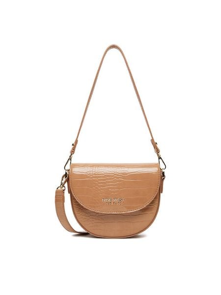 Nine West Torebka CEO-ZOE-S23806 Beżowy. Brązowe torebki klasyczne damskie Nine West, z materiału, bez dodatków. Za 189.99 zł.