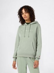 Champion Bluza w kolorze zielonym rozmiar: XL. Zielone bluzy damskie Champion, xl, bez wzorów, z bawełny, z kapturem. Za 122.09 zł.