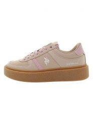 U.S. Polo Assn. Sneakersy w kolorze beżowo-jasnoróżowym rozmiar: 39. Brązowe obuwie sportowe damskie U.S. Polo Assn., bez zapięcia. Za 231.68 zł.