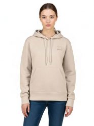 Geographical Norway Bluza "Guni" w kolorze beżowym rozmiar: S. Brązowe bluzy damskie Geographical Norway, s, bez wzorów, z bawełny, z kapturem. Za 127.05 zł.