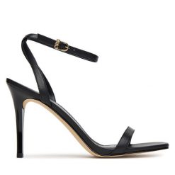 Sandały MICHAEL Michael Kors. Czarne sandały damskie MICHAEL Michael Kors, bez wzorów, bez obcasa, na szpilce, bez zapięcia. Za 659.99 zł.