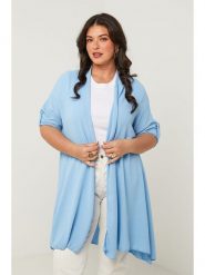 Curvy Lady Kardigan w kolorze błękitnym rozmiar: 48/50. Niebieskie kardigany damskie Curvy Lady, bez wzorów. Za 100.99 zł.