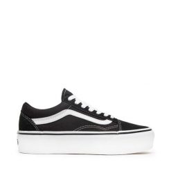 Tenisówki Vans. Czarne trampki damskie Vans, bez wzorów, bez zapięcia. Za 279.99 zł.