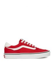 Vans Tenisówki C-BROOKLYN LS VN000EBSGH31 Czerwony. Czerwone trampki damskie Vans, bez wzorów, z materiału, bez zapięcia. Za 319.99 zł.