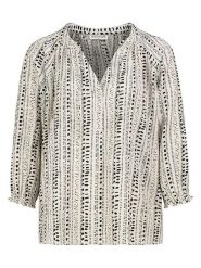 Eight2Nine Bluzka w kolorze kremowo-czarnym rozmiar: L. Brązowe bluzki damskie Eight2Nine, l, bez wzorów, bez kołnierzyka, bez ramiączek. Za 86.99 zł.