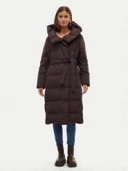 Vero Moda Płaszcz zimowy Leonie 10311566 Brązowy Regular Fit. Brązowe kurtki damskie Vero Moda, na zimę, s, bez wzorów, z syntetyku, bez kaptura. Za 499.99 zł.