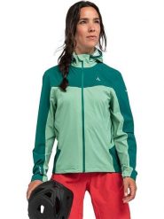 Schöffel Kurtka przeciwdeszczowa "Epic Trail" w kolorze turkusowym rozmiar: 38. Niebieskie kurtki sportowe damskie Schöffel, m, bez wzorów, z materiału, bez kaptura. Za 347.99 zł.