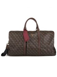 Guess Torba podróżna w kolorze brązowym - 60 x 32 x 28 cm rozmiar: onesize. Brązowe torby podróżne Guess, z aplikacjami, z materiału. Za 746.74 zł.