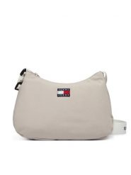 Tommy Jeans Torebka Tjw Ess Daily Shoulder Bag AW0AW18463 Beżowy. Brązowe torebki klasyczne damskie Tommy Jeans, z jeansu, bez dodatków. Za 249.99 zł.