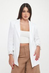 Marynarka damska lniana MLSSAUNA MARELLA SPORT. Marynarki i żakiety damskie Marella Sport, bez wzorów, sportowe. Za 1,429.00 zł.