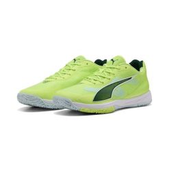 Buty do piłki ręcznej unisex Accelerate Turbo 4 PUMA. Białe obuwie sportowe damskie Puma, bez zapięcia, do piłki ręcznej. Za 462.15 zł.