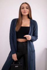 Sweter z kieszeniami jeansowy. Kardigany damskie KESI, l, bez wzorów, z jeansu. Za 178.78 zł.