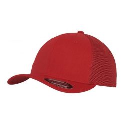 Czapka Z Daszkiem Tactel Mesh. Czerwone czapki z daszkiem damskie FLEXFIT, bez wzorów, z meshu. Za 83.99 zł.