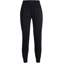Spodnie sportowe damskie Under Armour Meridian. Czarne spodnie sportowe damskie Under Armour, s, bez wzorów, z dresówki. Za 424.00 zł.