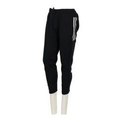 Second life - Damskie spodnie dresowe Tricot Pants 3-Stripes - Jak nowy. Czarne spodnie sportowe damskie Adidas, l, bez wzorów, z dresówki, do biegania. Za 138.16 zł.