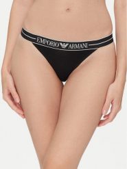 Emporio Armani Underwear Komplet stringów EW000405 AF10881 MC005 Czarny. Czarne komplety bielizny Emporio Armani Underwear, bez wzorów, z bawełny. Za 179.99 zł.