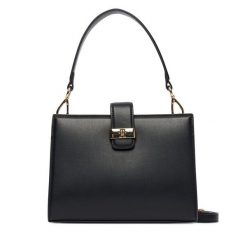 Torebka Tommy Hilfiger. Czarne torebki klasyczne damskie Tommy Hilfiger, bez dodatków. Za 569.99 zł.