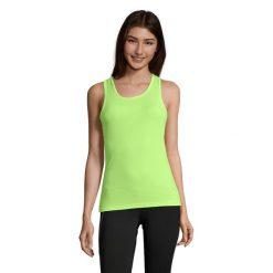 Damski Sportowy Podkoszulek. Niebieskie koszulki sportowe damskie SOL'S, l, bez wzorów, bez ramiączek. Za 37.99 zł.
