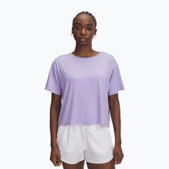 Koszulka Under Armour Tech Vent. Fioletowe koszulki damskie Under Armour, bez wzorów, bez kołnierzyka, bez ramiączek. Za 129.99 zł.