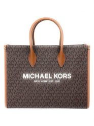 Michael Kors Torebka w kolorze brązowym - 35 x 27 x 12 cm rozmiar: onesize. Brązowe torebki klasyczne damskie Michael Kors, z materiału, przez ramię, bez dodatków. Za 804.99 zł.