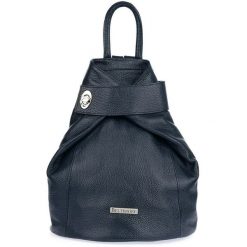 Plecak skórzany Beltimore T54 granatowy. Niebieskie plecaki bez wzorów, ze skóry. Za 285.99 zł.