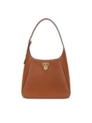 LAUREN RALPH LAUREN Torebka Large Tanner Shoulder Bag 431956790001 Brązowy. Brązowe torebki klasyczne damskie Lauren Ralph Lauren, ze skóry, bez dodatków. Za 1,899.00 zł.