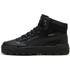 Adidasy Puma Rebound, Dla obu płci. Czarne obuwie sportowe casual damskie Puma, z syntetyku, bez zapięcia. Za 590.00 zł.