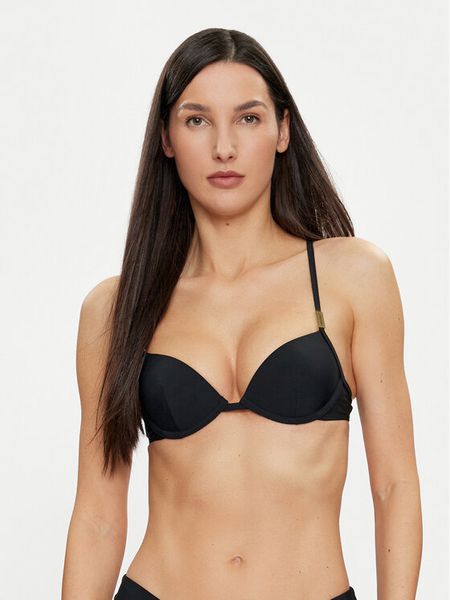 Calvin Klein Swimwear Góra od bikini KW0KW02383 Czarny. Czarne bikini Calvin Klein Swimwear, bez wzorów, z syntetyku. Za 172.99 zł.