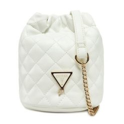 Torebka Guess. Białe torebki klasyczne damskie Guess, bez dodatków. Za 149.99 zł.