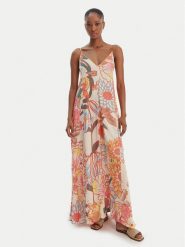 Maaji Sukienka letnia Japanese Summer Lily PT1930CLD003 Kolorowy Relaxed Fit. Sukienki damskie Maaji, bez wzorów, z wiskozy, bez ramiączek. Za 569.99 zł.