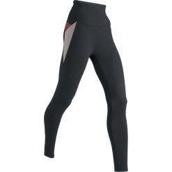 Legginsy sportowe, długie LEVEL1 bonprix czarno-szary melanż. Czarne legginsy damskie bonprix, melanż. Za 89.99 zł.