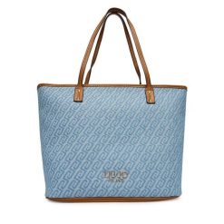 Torebka Liu Jo. Niebieskie shopper bag Liu Jo, bez wzorów, bez dodatków. Za 599.99 zł.